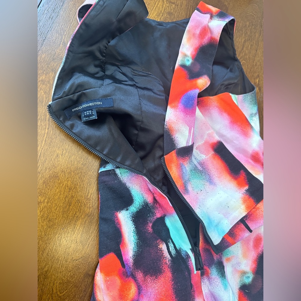 French Connection Multicolor Sleeveless Mini Dress - Picture 7 of 7